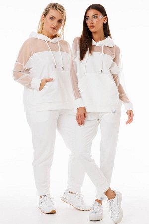 Костюм Костюм Kivviwear 4289404004 молочный 
Состав: ПЭ-26%; Хлопок-72%; Эластан-2%;
Сезон: Весна
Рост: 170

Объедините свободу движений и модный лук в этом спортивном костюме, состоящем из худи своб