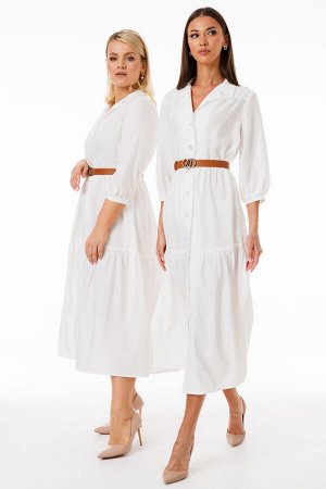 Платье Платье Kivviwear 426901 молочный 
Состав: Вискоза-100%;
Сезон: Весна
Рост: 170

Идеальное сочетание стиля и комфорта! Это удлиненное платье с пуговицами по всей длине переда станет универсальн