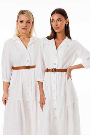 Платье Платье Kivviwear 426901 молочный 
Состав: Вискоза-100%;
Сезон: Весна
Рост: 170

Идеальное сочетание стиля и комфорта! Это удлиненное платье с пуговицами по всей длине переда станет универсальн