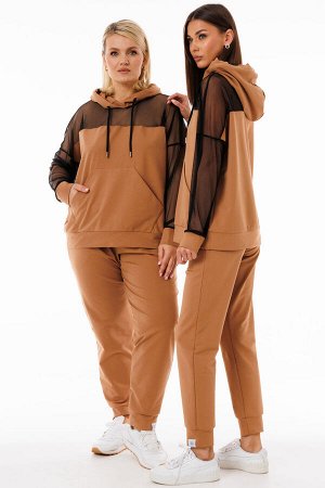 Костюм Костюм Kivviwear 4289404001 терракотовый 
Состав: ПЭ-26%; Хлопок-72%; Эластан-2%;
Сезон: Весна
Рост: 170

Объедините свободу движений и модный лук в этом спортивном костюме, состоящем из худи 