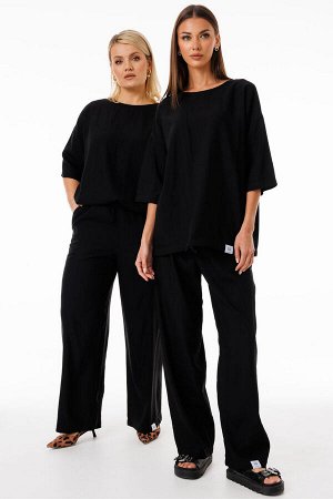 Костюм Костюм Kivviwear 4285428403 черный 
Состав: Вискоза-100%;
Сезон: Весна
Рост: 170

Стильный костюм из джемпера и брюк свободного кроя идеальный выбор для повседневного образа!Уникальный комплек