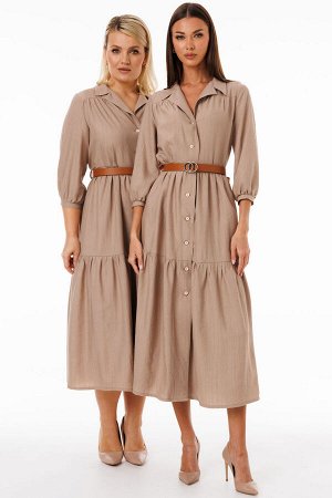 Платье Платье Kivviwear 426904 капучино 
Состав: Вискоза-100%;
Сезон: Весна
Рост: 170

Идеальное сочетание стиля и комфорта! Это удлиненное платье с пуговицами по всей длине переда станет универсальн