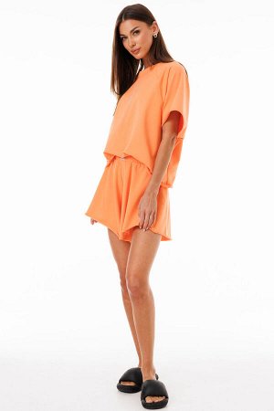Костюм Костюм Kivviwear 4267426803 морковный 
Состав: Хлопок-92%; Эластан-8%;
Сезон: Весна
Рост: 170

Спортивный костюм Urban Freedom: Джемпер и шорты для стиля и движенияПогрузитесь в мир комфорта и