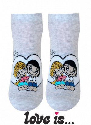 Носки женские короткие LOVE IS...