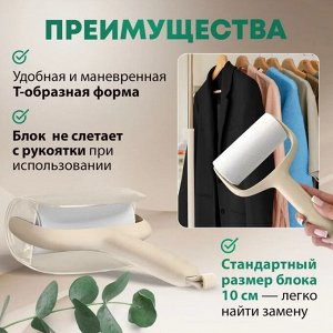 Ролик для одежды 3 сменных блока