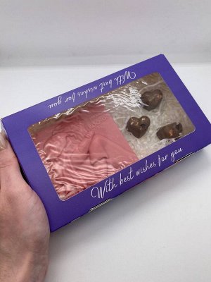 Открытка с конфетами