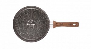 Сковорода блинная 22 см с ручкой с антипригарным покрытием для индукции Granit Ultra Induction (Original)