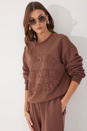 Костюм LYUSHe 4054 коричневый
