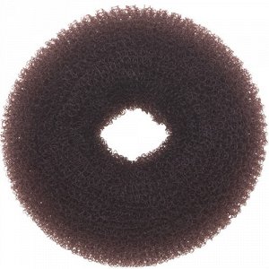 Валик круглый для прически Dewal, сетка d=8 см коричневый