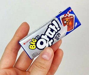 Lotte Big Bubble Gum Cola 23g - Жевательная резинка Лотте со вкусом колы