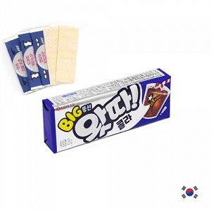 Lotte Big Bubble Gum Cola 23g - Жевательная резинка Лотте со вкусом колы