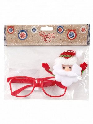Новогодние очки Дед Мороз, 18x12x3