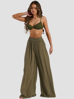 Брюки South Beach Crinkle Visose Wide Leg