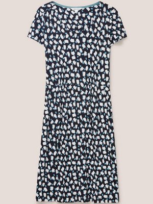 Платье White Stuff Tallie Eco Vero Jersey черного цвета