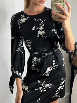 Мини-платье Style Cheat Ivy с атласным поясом
