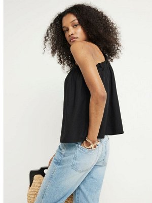 Льняной топ River Island на одно плечо