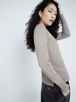 Трикотажный топ River Island с круглым вырезом