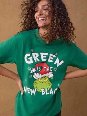 Футболка Green - The Grinch Christmas License, 100% хлопок