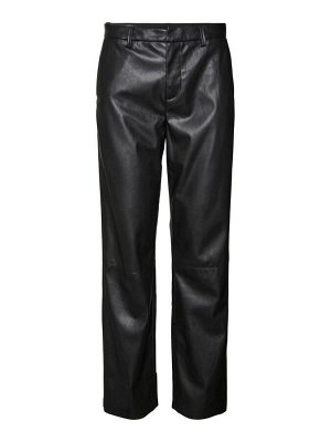 Брюки прямого кроя из искусственной кожи VERO MODA