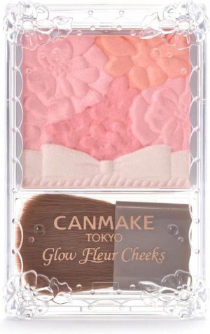 CANMAKE Grow Fleur - румяна-хайлайтер смешанных оттенков