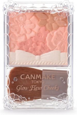 CANMAKE Grow Fleur - румяна-хайлайтер смешанных оттенков