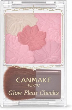 CANMAKE Grow Fleur - румяна-хайлайтер смешанных оттенков