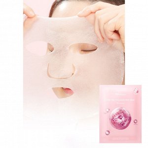 JMSOLUTION Укрепляющая тканевая маска с коллагеном для сияния PURE COLLAGEN PINK MASK FIRMING