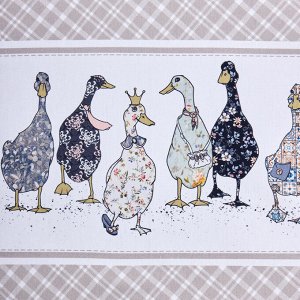 Скатерть "Family Farm" 140x180 см, 100% хлопок, клетка, твил с пропиткой, 1 шт.