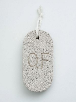 Пемза для педикюра, с подвесом, 12.5x6 см, в коробке, серая