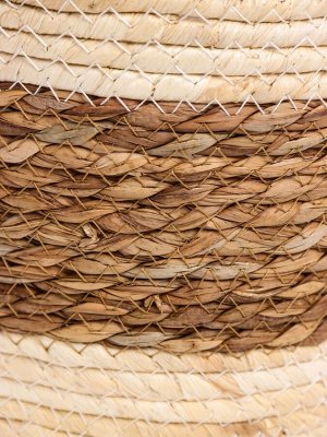 Набор кашпо «Инга», 3 шт., 20.5x25 – 25.5x28 – 27x33 см, светло-бежевое