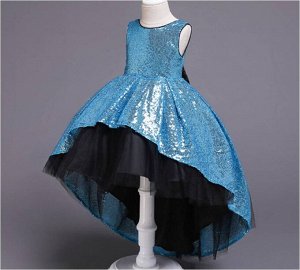 Платье Детское платье. Материал: Полиэфирное волокно (полиэстер). Размер: (возраст) 110см (2-3года), 120см (4-5лет), 130см (6-7лет), 140см (7-8лет), 150см (9-10лет).