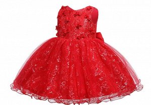 Платье Детское платье. Материал: Полиэфирное волокно (полиэстер). Размер: (возраст) 80см (0-12месяцев), 90см (1-2года), 100см (2-3года), 110см (3-4года),120см (4-5лет).