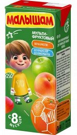 ФРУТОНЯНЯ Малышам 0,33л Нектар мультифруктовый