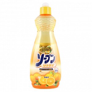 Жидкость для мытья посуды Soap Soap Fresh, фруктов и овощей Апельсин KANEYO, 600 мл