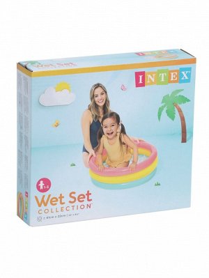 Бассейн надувной «Радуга», 61 х 22 см, от 1-3 лет, 57107NP INTEX
