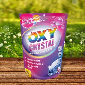 ГРИНФИЛД РУС Кислородный отбеливатель 600гр "OXY CRISTAL" д/цветного белья /16шт/