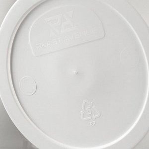 Кашпо для цветов со вставкой Plast-Avenue «Порто», 2.4 л, пластик, белое
