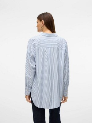 Синий - рубашка свободного кроя VERO MODA на пуговицах