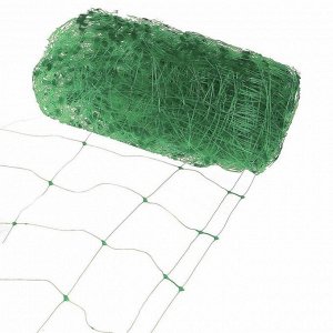 Сетка садовая для огурцов, шпалерная, 10x2 м, ячейка 15x15 см, Greengo