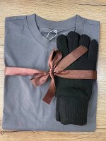 Подарочный набор: перчатки, футболка