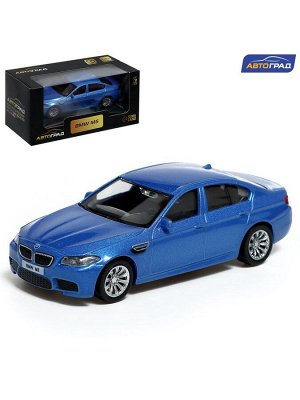 Машина металлическая BMW M5, 1:43, цвет синий