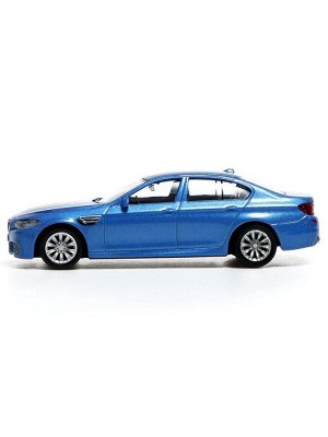Машина металлическая BMW M5, 1:43, цвет синий