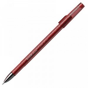 Ручка гелевая ERICH KRAUSE Gelica, КРАСНАЯ, корпус красный, игольчатый узел 0,5мм, линия 0,4мм,45473