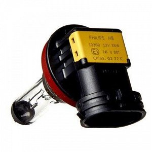 Лампа галогенная Koito H8 (PGJ19-1, T11), 12В, 35Вт, 3200К, 1 шт, арт, P0120