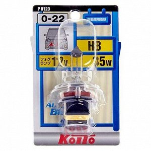 Лампа галогенная Koito H8 (PGJ19-1, T11), 12В, 35Вт, 3200К, 1 шт, арт, P0120