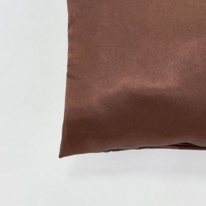 Чехол для подушки из блэкаута ”Элегия” 40*40 с клапаном 15см  шоколад