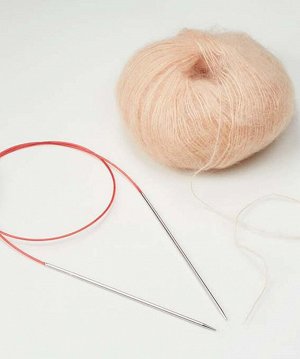 Спицы круговые с удлиненным кончиком addiClassic Lace №3,5 длина лески 80 см