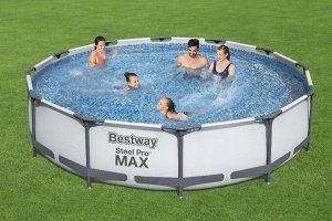 Каркасный бассейн (56416) BestWay [366х76см, 6473л, 24кг,  карт. фил.-насос]