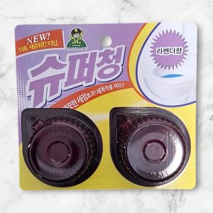 Очиститель для унитаза Super Chang (в таблетках) 40г х 2 таблетки