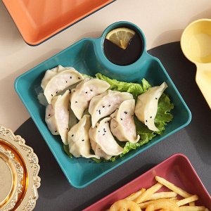 Тарелка с соусником для подачи и сервировки, 1 шт